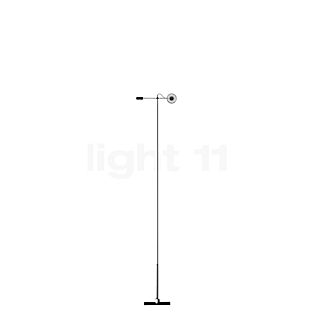 Absolut Lighting Absolut Lampadaire LED chrome mat, 130 cm