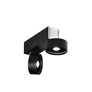 Absolut Lighting Basica Applique/Plafonnier 2 foyers LED noir