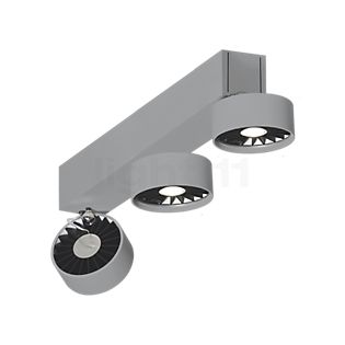 Absolut Lighting Basica Loft-/Væglampe 3-flamme LED sølv