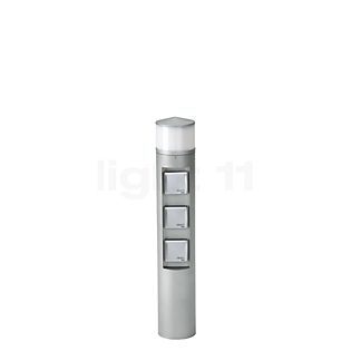 Albert Leuchten 2202 pilier de lumière de prise de courant LED argenté - 692202