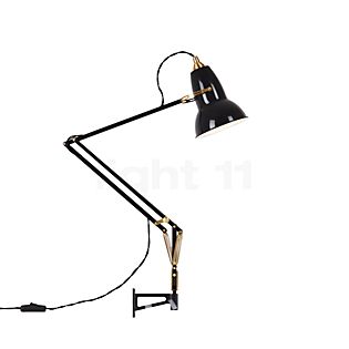 Anglepoise Original 1227 Brass Bureaulamp met Wandhouder zwart