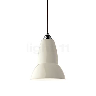 Anglepoise Original 1227 Midi, lámpara de suspensión lino blanco/cable gris