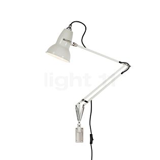 Anglepoise Original 1227 Wall Light with bracket white linen/grey cable