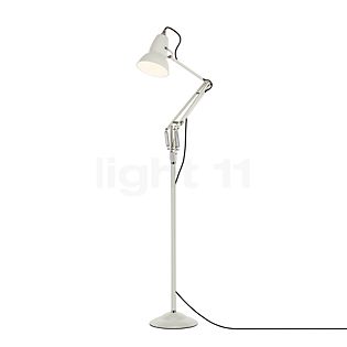 Anglepoise Original 1227, lámpara de pie lino blanco/cable gris