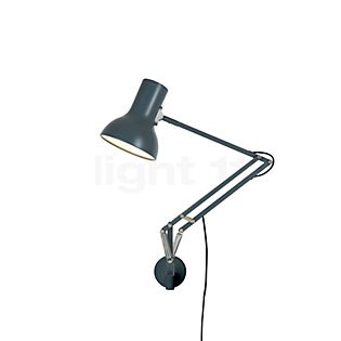 Anglepoise Type 75 Mini, lámpara de escritorio con soporte mural gris