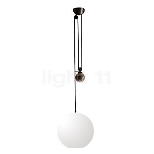 Artemide Aggregato Saliscendi, lámpara de suspensión opalino - pantalla esfera - grande