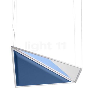 Artemide Flexia, lámpara de suspensión LED azul