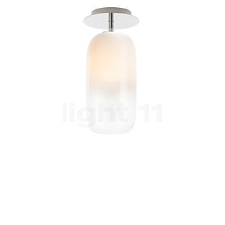 Artemide Gople Soffitto hvid/body sølv - mini