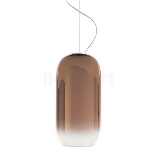 Artemide Gople Sospensione bronce/cuerpo plateado