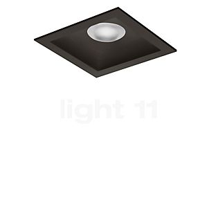 Artemide Parabola Loftindbygningslampe LED kantet fast incl. Forkoblinger sort, 9,4 cm, lysdæmpning