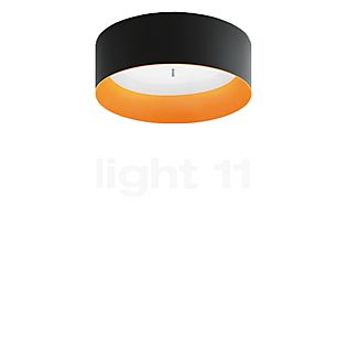 Artemide Tagora Deckenleuchte LED schwarz/orange - ø57 cm - Integralis
