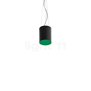 Artemide Tagora, lámpara de suspensión LED negro/verde - ø27 cm