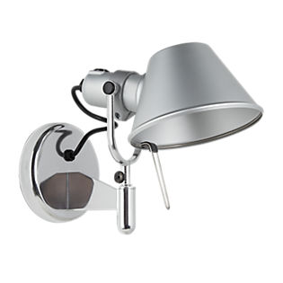 Artemide Tolomeo Faretto met schakelaar aluminium