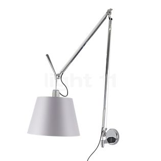 Artemide Tolomeo Mega Parete gestell aluminium/schirm satin - ø32 cm - dimmer