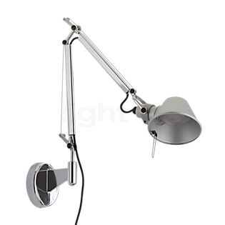 Artemide Tolomeo Micro Parete LED aluminio pulido y anodizado, 2.700 K