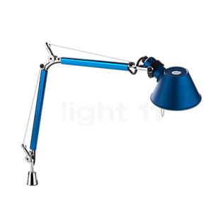 Artemide Tolomeo Micro Tavolo blau - mit schraubbefestigung