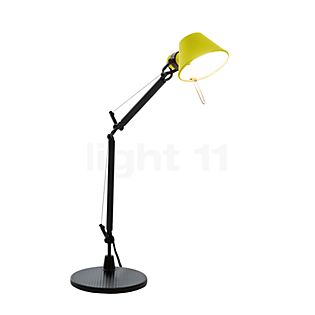 Artemide Tolomeo Micro Tavolo negro/amarillo - con pie de la lámpara