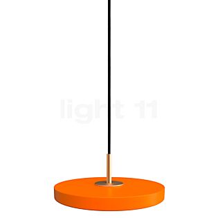 Asteria Micro Hanglamp LED oranje - Cover messing