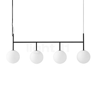 Audo Copenhagen TR Bulb Pendant Light with 4 lamps black/opal matt , discontinued product