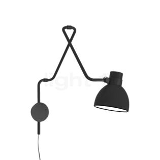 B.lux System Wall Light L with Plug black