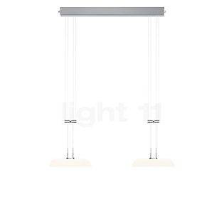 Bankamp Bowl Hanglamp LED 2-lichts nikkel mat