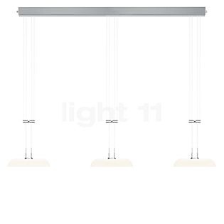 Bankamp Bowl Hanglamp LED 3-lichts nikkel mat