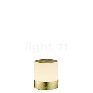 Bankamp Button Lampada da tavolo LED aspetto foglia d'oro - 18,5 cm