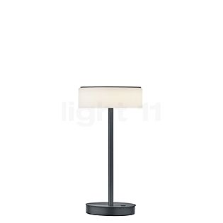 Bankamp Button Lampe de table avec pied LED anthracite mat