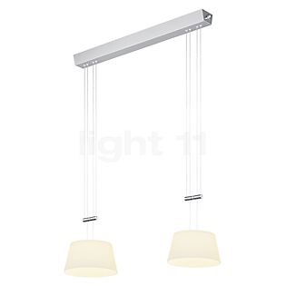 Bankamp Conus Hanglamp LED 2-lichts nikkel mat