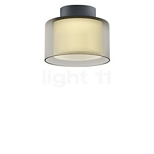 Bankamp Grand Ceiling Light LED anthracite matt/glass smoke - ø20 cm , Warehouse sale, as new, original packaging
