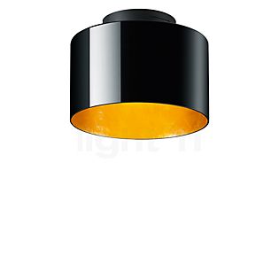 Bankamp Grand Deckenleuchte LED anthrazit matt/Glas schwarz/gold - ø32 cm