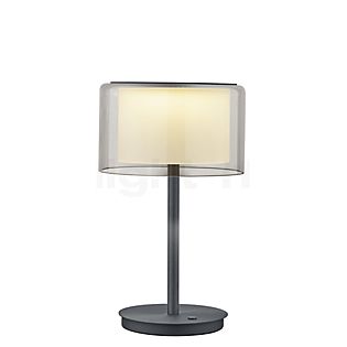 Bankamp Grand Table Lamp LED anthracite matt/glass smoke
