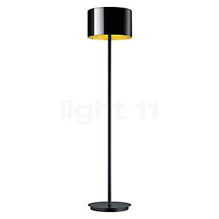 Bankamp Grand Vloerlamp LED zwart geanodiseerd/glas zwart/goud