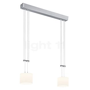 Bankamp Grazia Hanglamp LED 2-lichts nikkel mat