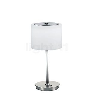 Bankamp Grazia, lámpara de sobremesa LED níquel mate