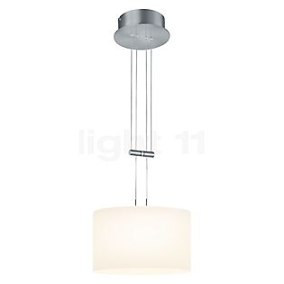Bankamp Grazia, lámpara de suspensión LED níquel mate, ø32 cm