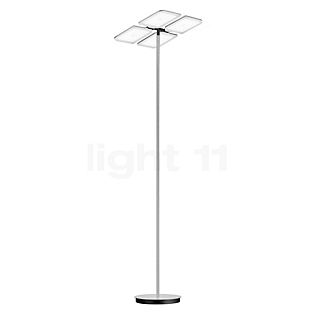 Bankamp Quadro Gulvlampe LED 4-flammer aluminium mat