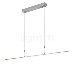 Bankamp Slim Hanglamp LED nikkel mat - 128 cm