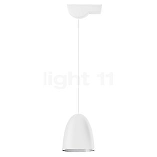 Bega 50958 - Studio Line Hanglamp LED aluminium/wit, voor schuine plafonds - 50958.2K3+13232