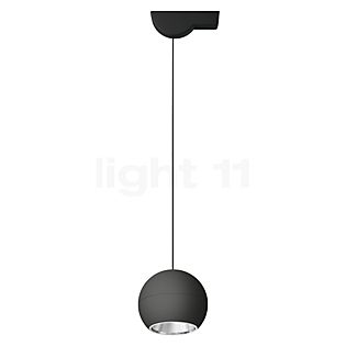 Bega 51009 - Studio Line Hanglamp LED aluminium/zwart, voor schuine plafonds - 51009.2K3+13243