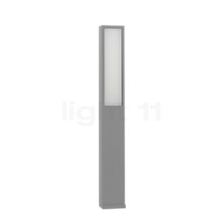 Bega 77246/77247 - bollard light LED silver with screwdown base - 77247AK3