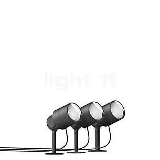 Bega 84393 - Scheinwerfer LED graphit, 3er Set - 84393K3