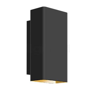 Bega Studio Line Wall Light LED angular black/brass matt, 16 W - 50214.4K3