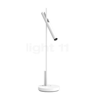 Belux Esprit Lampe de table LED blanc/blanc - avec pied de lampe