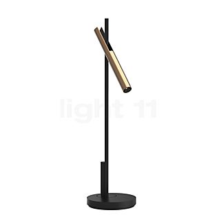 Belux Esprit Lampe de table LED noir/doré - avec pied de lampe