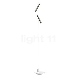 Belux Esprit, lámpara de pie LED 2 focos níquel/blanco - 2.700 K - 20°