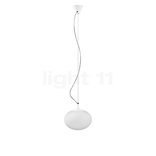 Bover Elipse, Outdoor lámpara de suspensión blanco - 30 cm