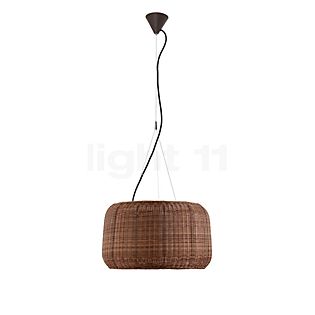 Bover Fora, lámpara de suspensión LED marrón - 50 cm