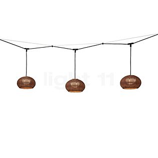 Bover Garota Pendant Light LED 4 lamps brown