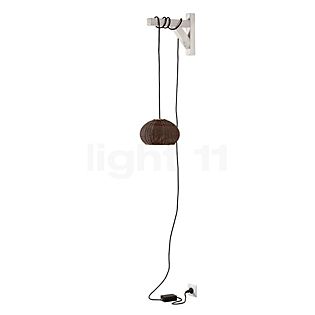 Bover Garota, lámpara de suspensión LED con conector marrón